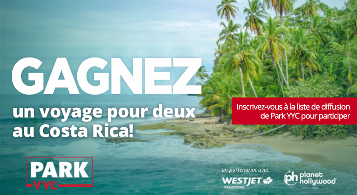 Gagnez une escapade de rêve pour deux au Costa Rica!